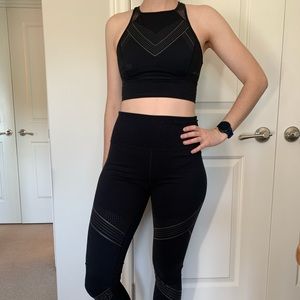 Under Armour Leggings and Sports Bra Set